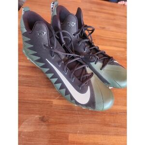 Nike‎ Alpha Menace Pro Mid Men's cleats Size 18 White/Green 922813-013 NEW